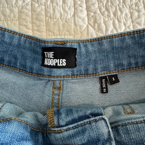 The Kooples Light Blue Denim Shorts - Picture 9 of 9